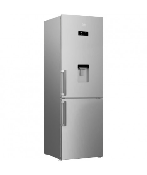 BEKO - RCNA366DSN - Réfrigérateur congélateur bas - 320 L (211+109) - NeoFrost - Gris acier