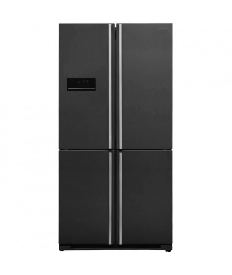SHARP Réfrigérateur 4 Portes, 588 L, Dark inox