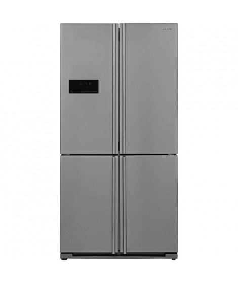 SHARP SJ-FF560E0I Réfrigérateur 4 Portes - 588 L - 4 portes et 8 compartiment - Inox