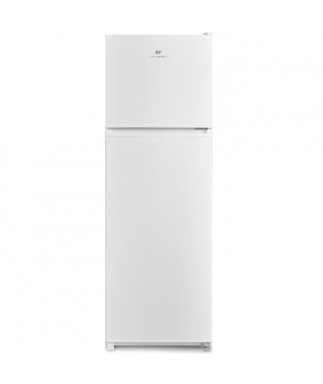Réfrigérateur congélateur haut CONTINENTAL EDISON CEF2D300W1 294 L froid statique L 59,5 cm x H 176 cm Blanc