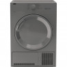 Seche-linge a condensation BEKO DB7111PA0S - 7 kg - L60cm - Classe B - Tambour Aquawave - Inox et silver