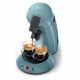 Machine a café dosette SENSEO ORGINAL Philips HD6553/21, Booster d'arômes, Crema plus, 1 ou 2 tasses, Bleu Gris