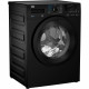 Lave-linge séchant BEKO HWD7527BB - Lavage 7 kg / séchage 5 kg - Induction - L60 cm - 1200 trs/min - Noir