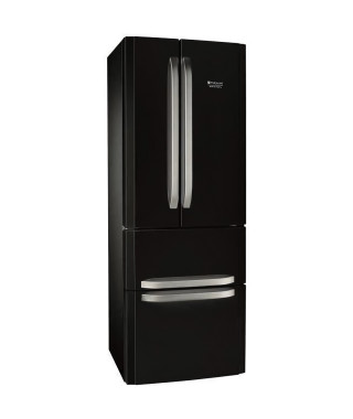 HOTPOINT E4DBC1 - Réfrigérateur multi-portes - 399L (292+107) - Froid ventilé No frost - L 70cm x H 195.5cm - Noir