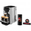 Machine a café dosette SENSEO Philips Quadrante HD7866/11 + Boîte de rangement dosettes + Pince fraîcheur, Booster d'arômes