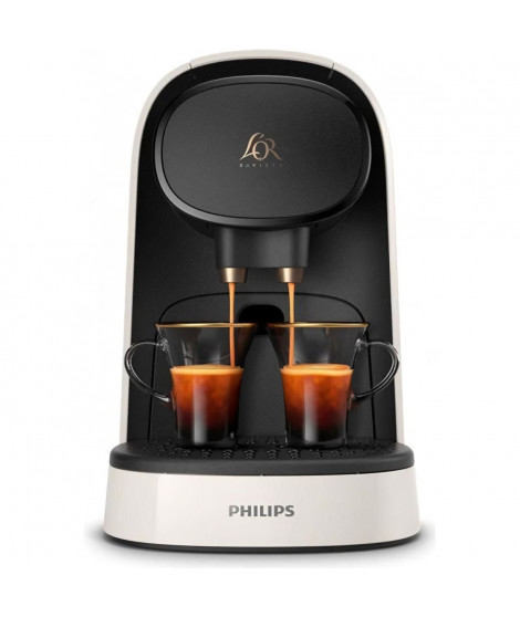 Machine a café a capsules L'OR BARISTA PHILIPS LM8012/00, 9 capsules, Double espresso ou deux espresso a la fois, 19 bars, Blanc