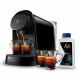 Machine a capsules L'OR BARISTA Philips LM8012/61, 9 capsules, Double espresso ou 2 espressos a la fois, Détartrant et tasses…