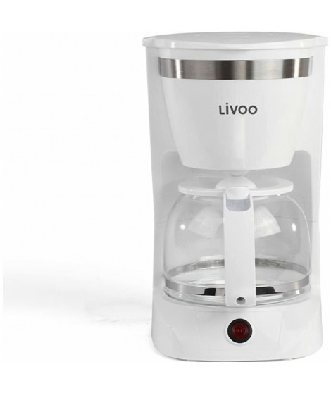LIVOO DOD163W Cafetiere électrique - Blanc