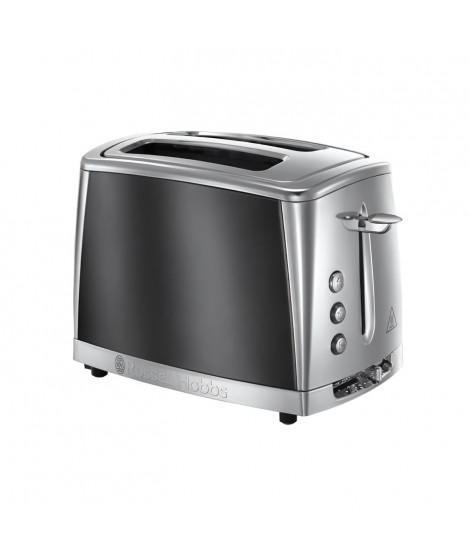 RUSSELL HOBBS 23221-56 -Toaster Luna - Technologie Fast Toast - Gris Clair de Lune