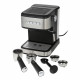 Machine a expresso compatible capsule et dosette CONTINENTAL EDISON Noir inox