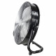 Ventilateur industriel de sol - Brasseur d'air OCEANIC - 120W - 3 vitesses - Diametre 45 cm - Noir