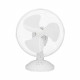 Ventilateur de table OCEANIC - 30W - Diametre 23 cm - 2 vitesses - Oscillant - Blanc