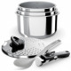 BACKEN  391106 - Set de Casseroles - Inox - 6 Pieces - Tous Feux dont Induction