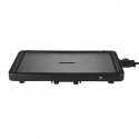 CONTINENTAL EDISON Plancha Electrique PL51 - Grande Surface de Cuisson - 2200W - Noir