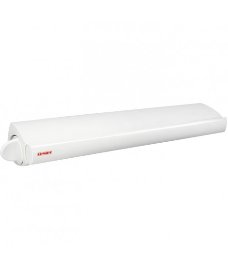 LEIFHEIT 83040 Séchoir enrouleur mural Rollfix 210 Longline - Etendoir a linge 5 fils - 21 m - Séchoir mural intérieur et ext…