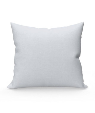 SOLEIL D'OCRE Lot de 2 Taies d'oreiller 65x65 cm en coton uni 57 Fils - Blanc