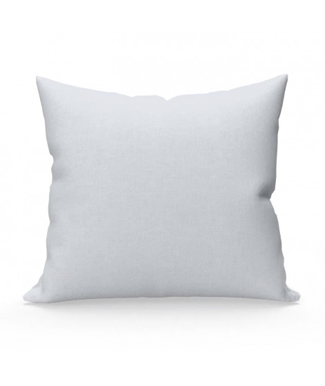 SOLEIL D'OCRE Lot de 2 Taies d'oreiller 65x65 cm en coton uni 57 Fils - Blanc