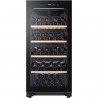 HAIER HWS116GAE - Cave a vin de vieillissement - Pose libre - 116 bouteilles H126.5 x L59,5 cm - Noir