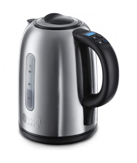 Russell Hobbs 21040-70 Bouilloire 1,7L Buckingham, Silencieuse, Contrôle Température, Sans Fil, Ecran LCD