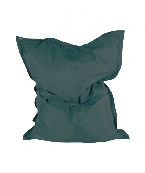 Pouf géant imperméable - Java - Toile 100% polyester - Vert emeraude - 110 x 130 cm - COTTON WOOD