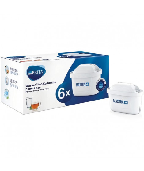 BRITA Pack de 6 cartouches MAXTRA+ pour carafes filtrantes