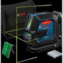 Laser lignes faisceau vert GLL 2-15 G + support LB 10 (boite carton) BOSCH