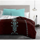 JULIETTE BLUE Parure de couette Microfibre - Chocolat - 220x240 cm