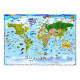 Papier peint - World Map for Kids