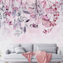 Papier peint - Foggy Nature - Pink