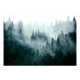Papier peint adhésif - Mountain Forest (Dark Green)
