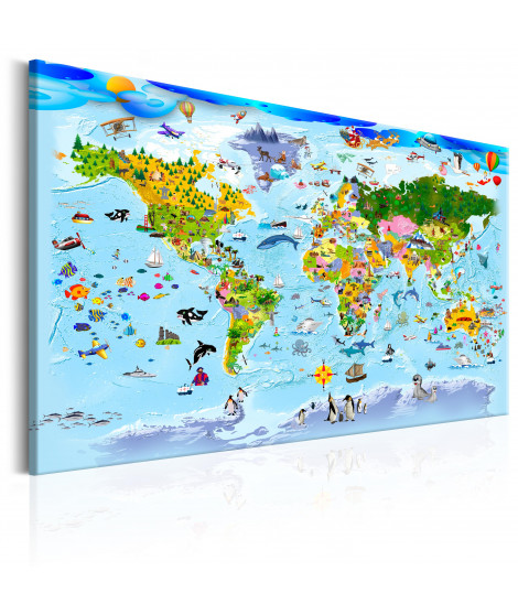 Tableau - Children's Map: Colourful Travels