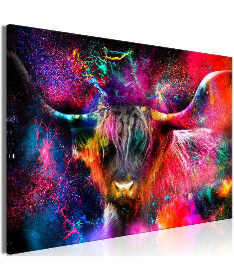 Tableau - Colorful Bull (1 Part) Wide