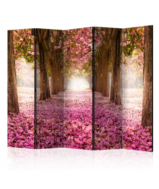 Paravent 5 volets - Pink Grove II [Room Dividers]