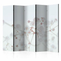 Paravent 5 volets - White Flowers II [Room Dividers]