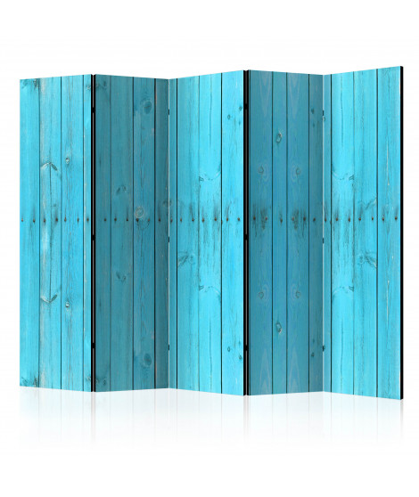 Paravent 5 volets - The Blue Boards II [Room Dividers]