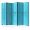 Paravent 5 volets - The Blue Boards II [Room Dividers]