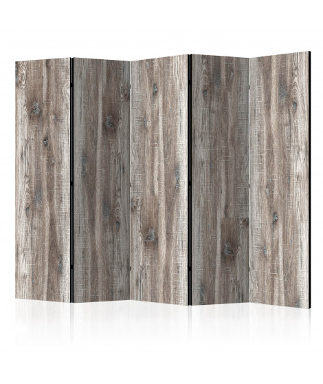 Paravent 5 volets - Stylish Wood II [Room Dividers]