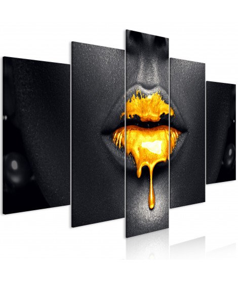 Tableau - Gold Lips (5 Parts) Wide
