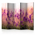Paravent 5 volets - Lavender in the Rain II [Room Dividers]