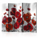 Paravent 5 volets - Poppies in the Moonlight II [Room Dividers]