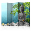 Paravent 5 volets - Meditating Buddha II [Room Dividers]