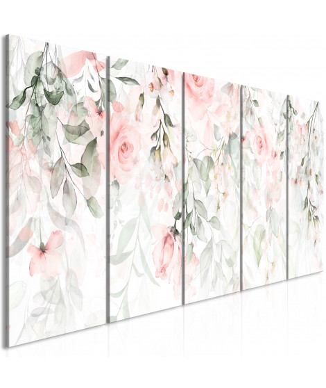 Tableau - Waterfall of Roses (5 Parts) Narrow - First Variant