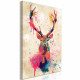 Tableau - Watercolor Deer (1 Part) Vertical