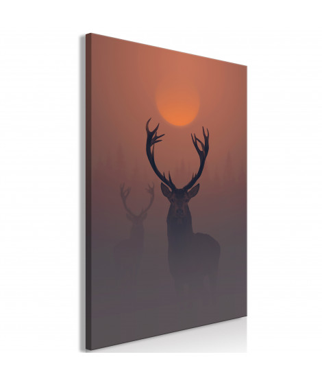 Tableau - Deers in the Fog (1 Part) Vertical
