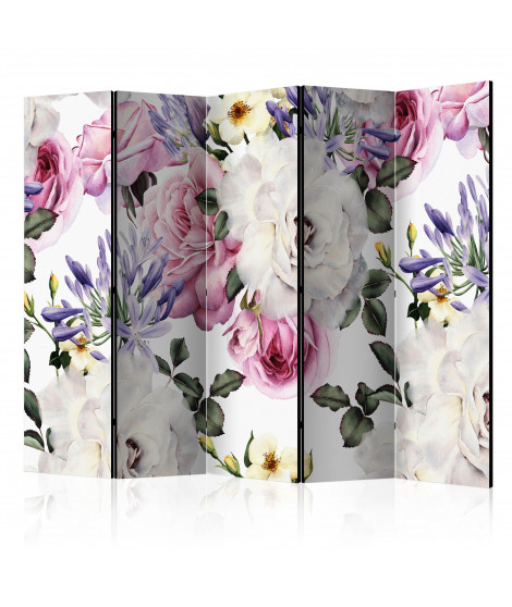Paravent 5 volets - Floral Glade II [Room Dividers]