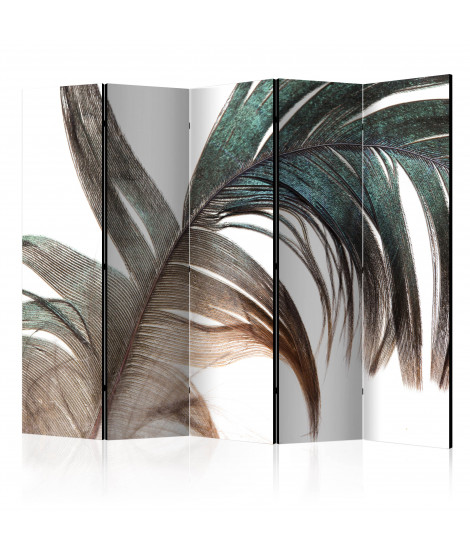 Paravent 5 volets - Beautiful Feather II [Room Dividers]