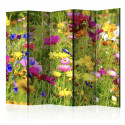 Paravent 5 volets - Summer Flowers II [Room Dividers]