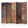 Paravent 5 volets - Rusty Plate II [Room Dividers]