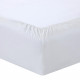 Vision - Drap housse Blanc - 140x190cm - 100% coton