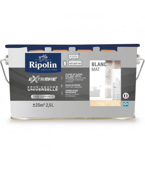 Sous-couche universelle Extreme - Blanc mat - RIPOLIN - 2,5 L